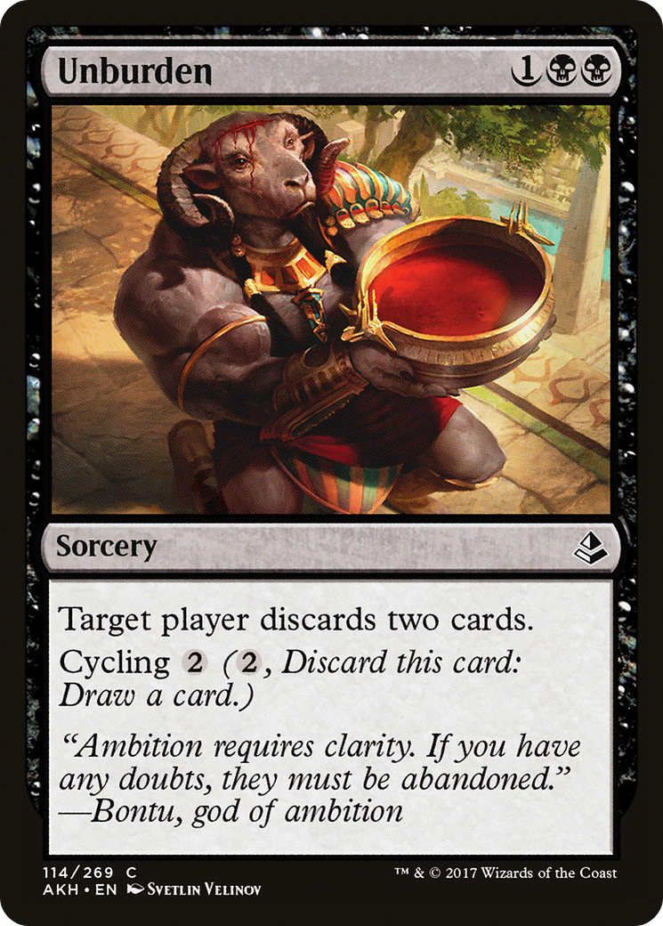 Unburden (AKH-114)  Foil - Amonkhet