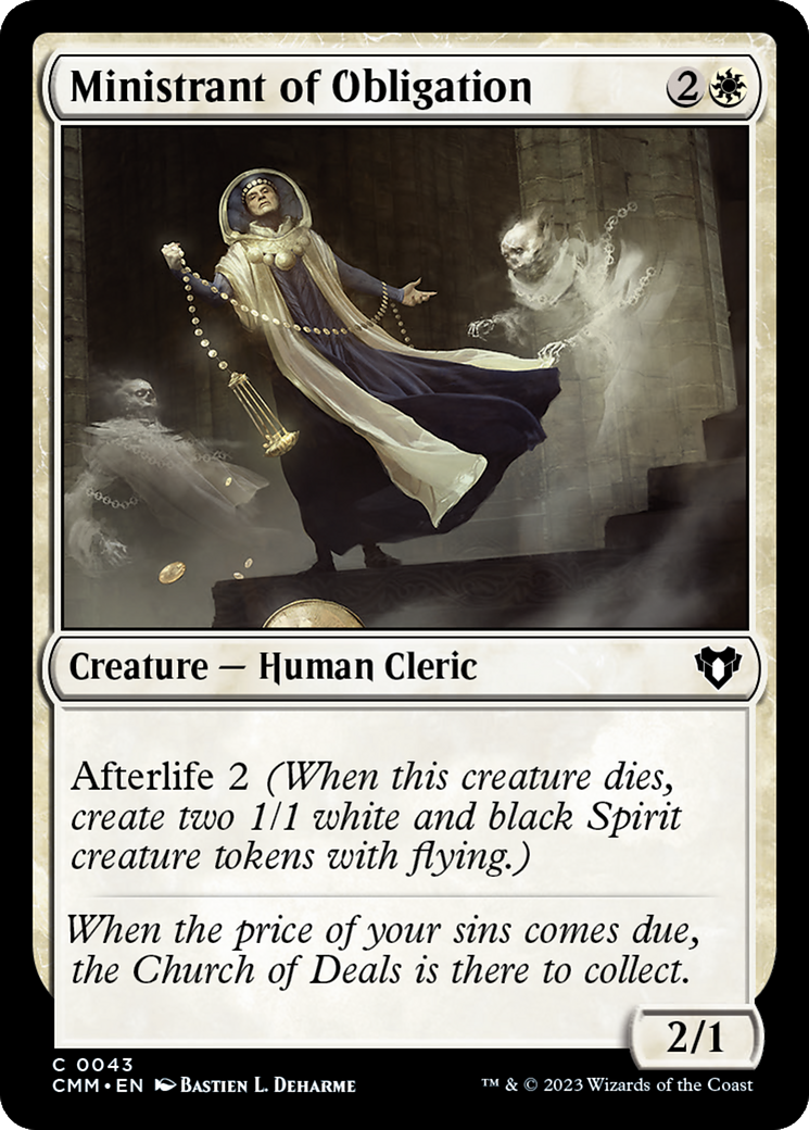 Ministrant of Obligation (CMM-043)  - Commander Masters
