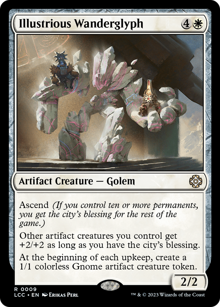 Illustrious Wanderglyph (LCC-009)  - The Lost Caverns of Ixalan Commander