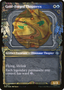 Gold-Forged Thopteryx (Halo Foil) (MAT-211)  Foil - March of the Machine: The Aftermath: (Showcase)