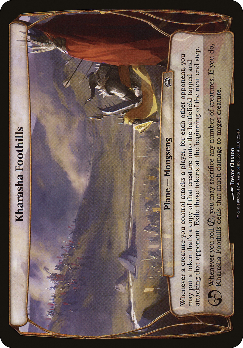 Kharasha Foothills (Planechase 2012) (OVER-022)  Foil - Planechase 2012 Planes