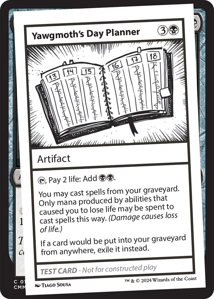 Yawgmoth's Day Planner (MB2PC-)  - Mystery Booster 2