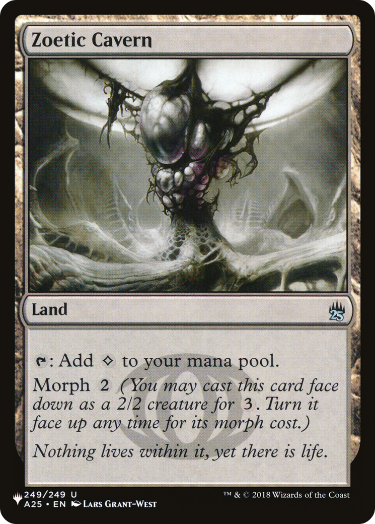 Zoetic Cavern (LIST-A25-249)  - The List