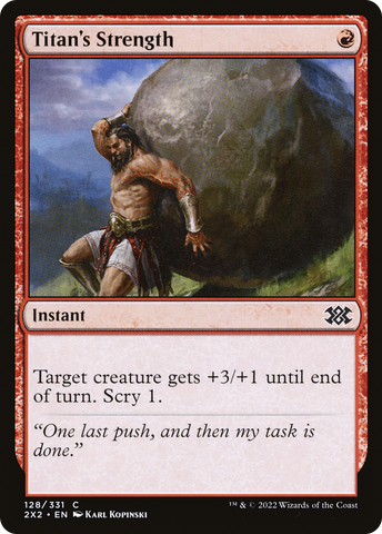 Titan's Strength (2X2-128)  - Double Masters 2022