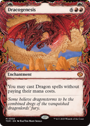 Dracogenesis (TDM-300) - Tarkir: Dragonstorm: (Showcase, enchantment) Foil