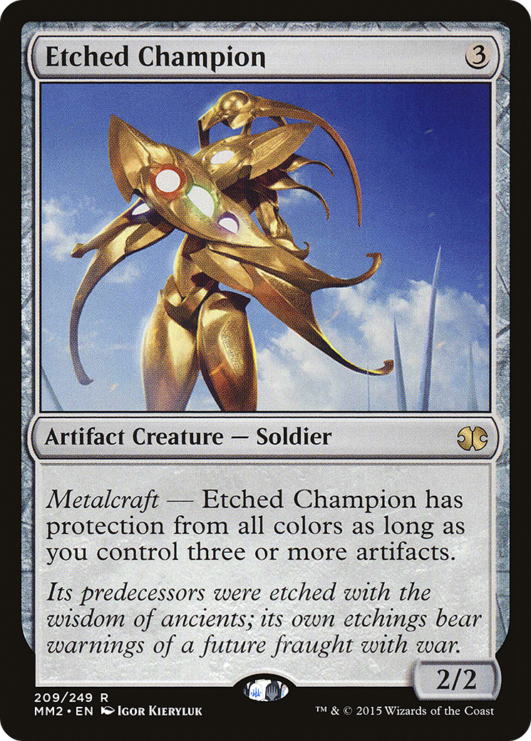 Etched Champion (MM2-209)  - Modern Masters 2015