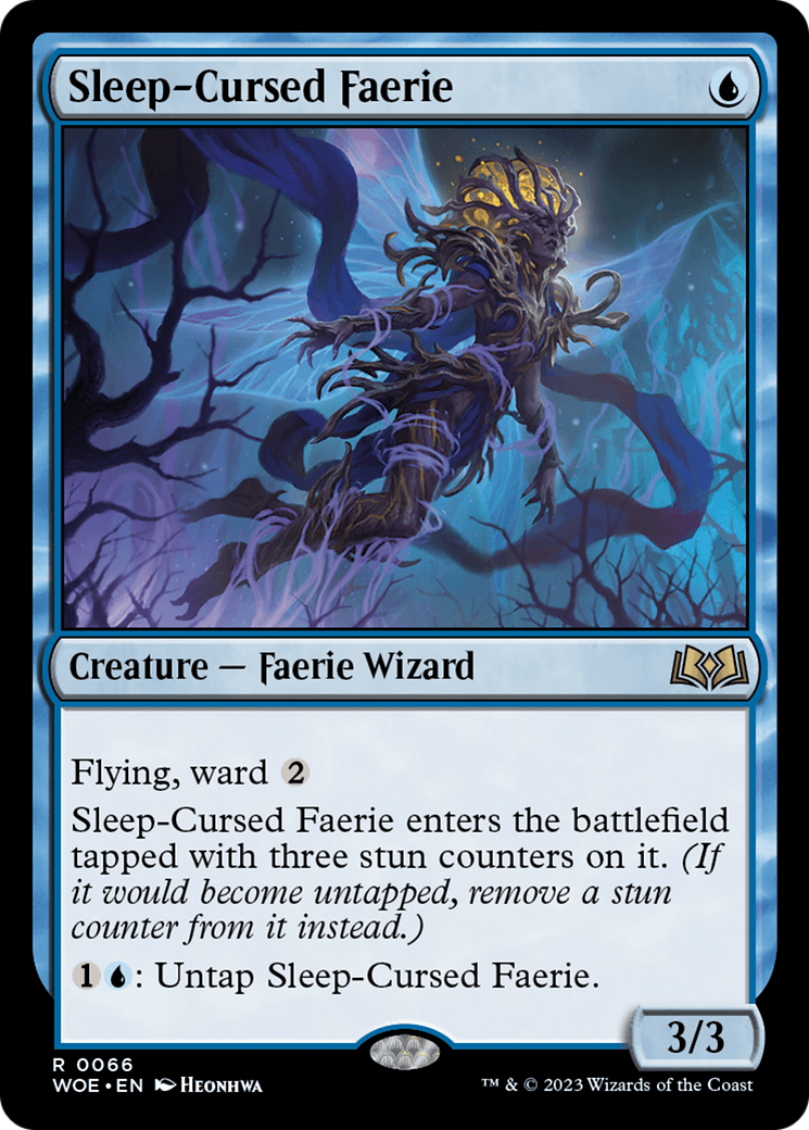 Sleep-Cursed Faerie (WOE-066)  - Wilds of Eldraine