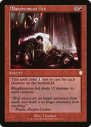 Blasphemous Act (Retro Frame) (BRC-113)  - The Brothers' War Commander