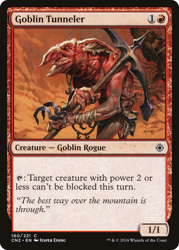 Goblin Tunneler (CN2-160)  Foil - Conspiracy: Take the Crown