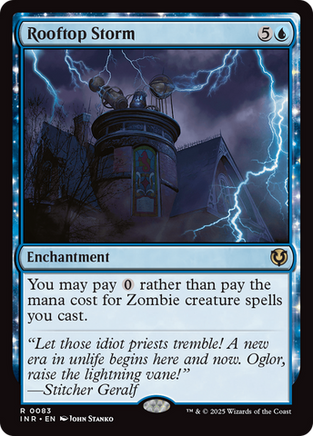 Rooftop Storm (INR-083)  - Innistrad Remastered: (enchantment)
