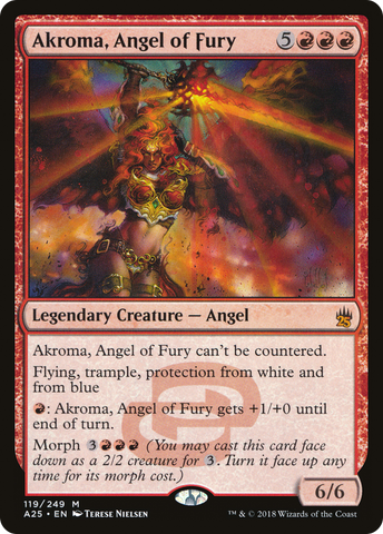 Akroma, Angel of Fury (A25-119)  Foil - Masters 25