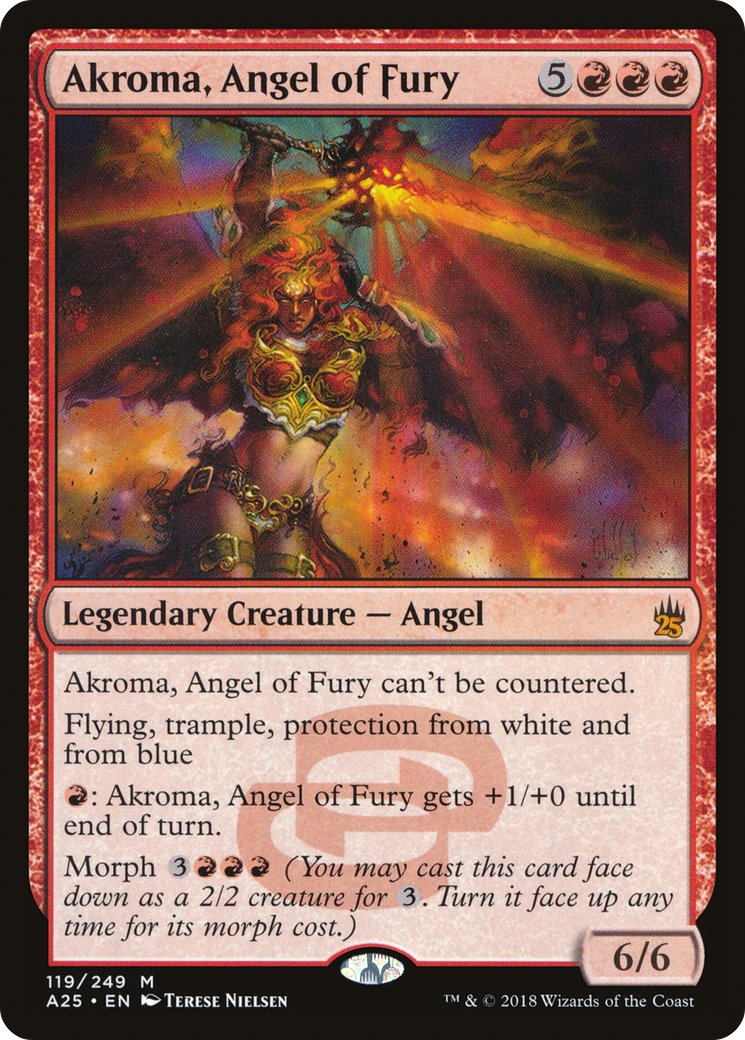 Akroma, Angel of Fury (A25-119)  Foil - Masters 25