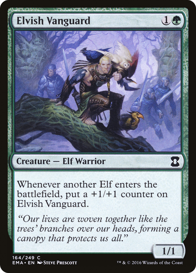 Elvish Vanguard (EMA-164)  Foil - Eternal Masters