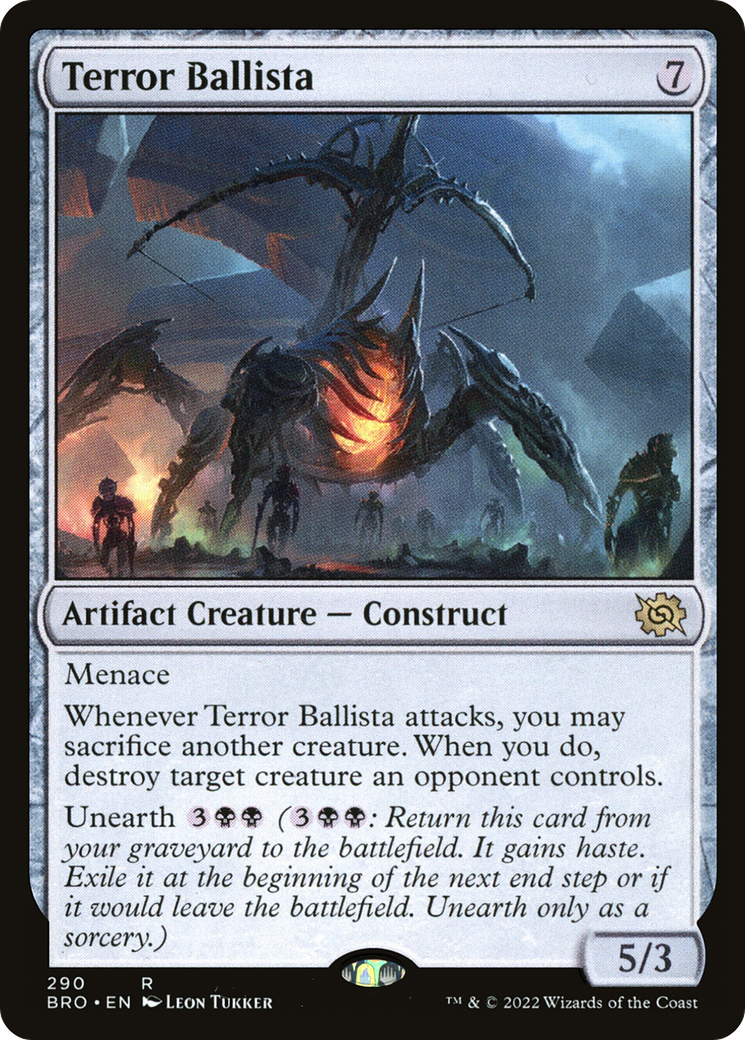 Terror Ballista (BRO-290)  Foil - The Brothers' War