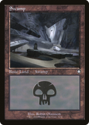 Swamp (34) (Retro Frame) (BRC-034)  - The Brothers' War Commander