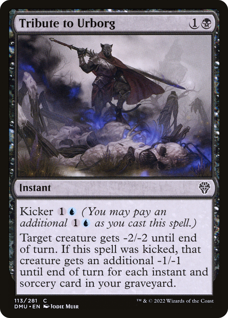 Tribute to Urborg (DMU-113)  Foil - Dominaria United
