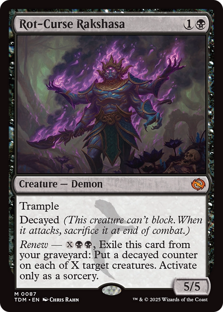 Rot-Curse Rakshasa (TDM-087)  Foil - Tarkir: Dragonstorm