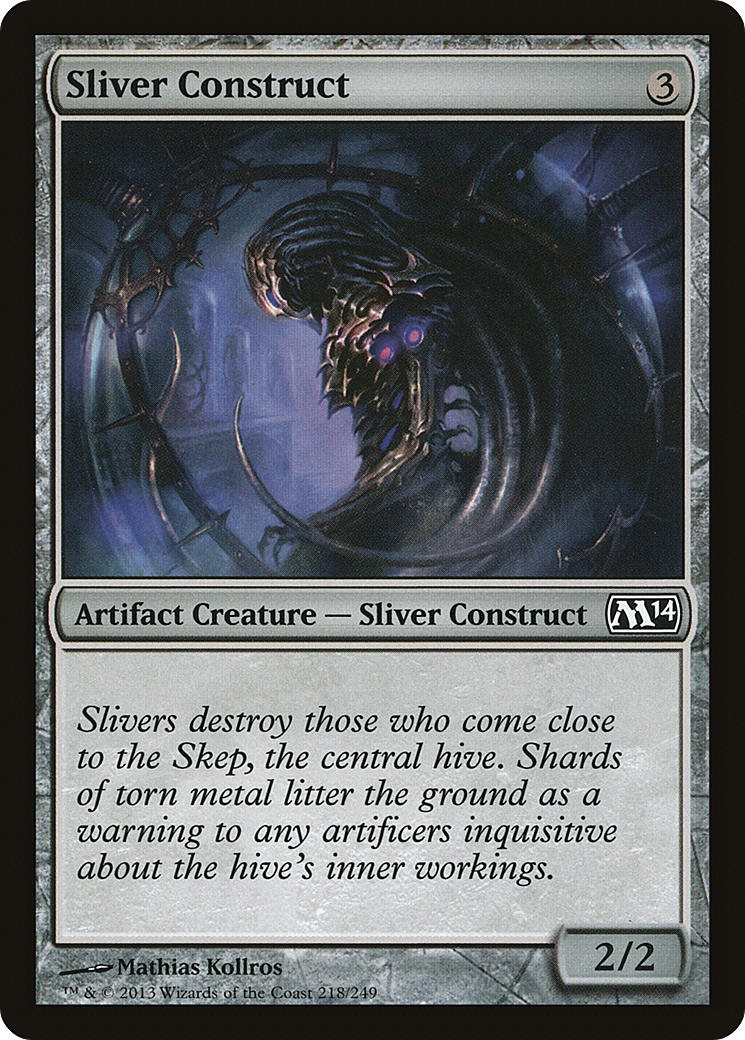 Sliver Construct (M14-218)  - Magic 2014