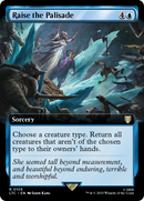 Raise the Palisade (Extended Art) (LTC-106)  Foil - Tales of Middle-earth Commander: (Extended Art)