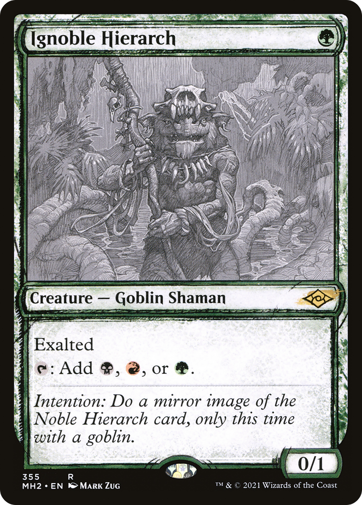 Ignoble Hierarch (Showcase) (MH2-355)  Foil - Modern Horizons 2: (Showcase)