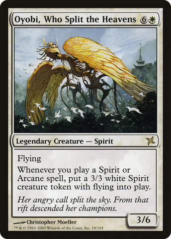 Oyobi, Who Split the Heavens (BOK-018)  Foil - Betrayers of Kamigawa