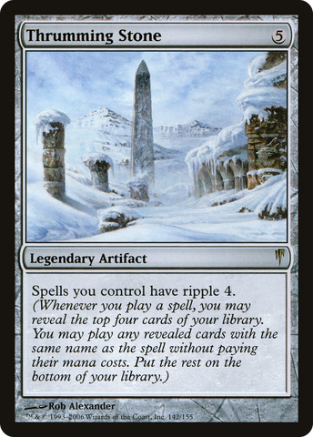 Thrumming Stone (CSP-142)  Foil - Coldsnap