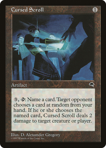 Cursed Scroll (TMP-281)  - Tempest