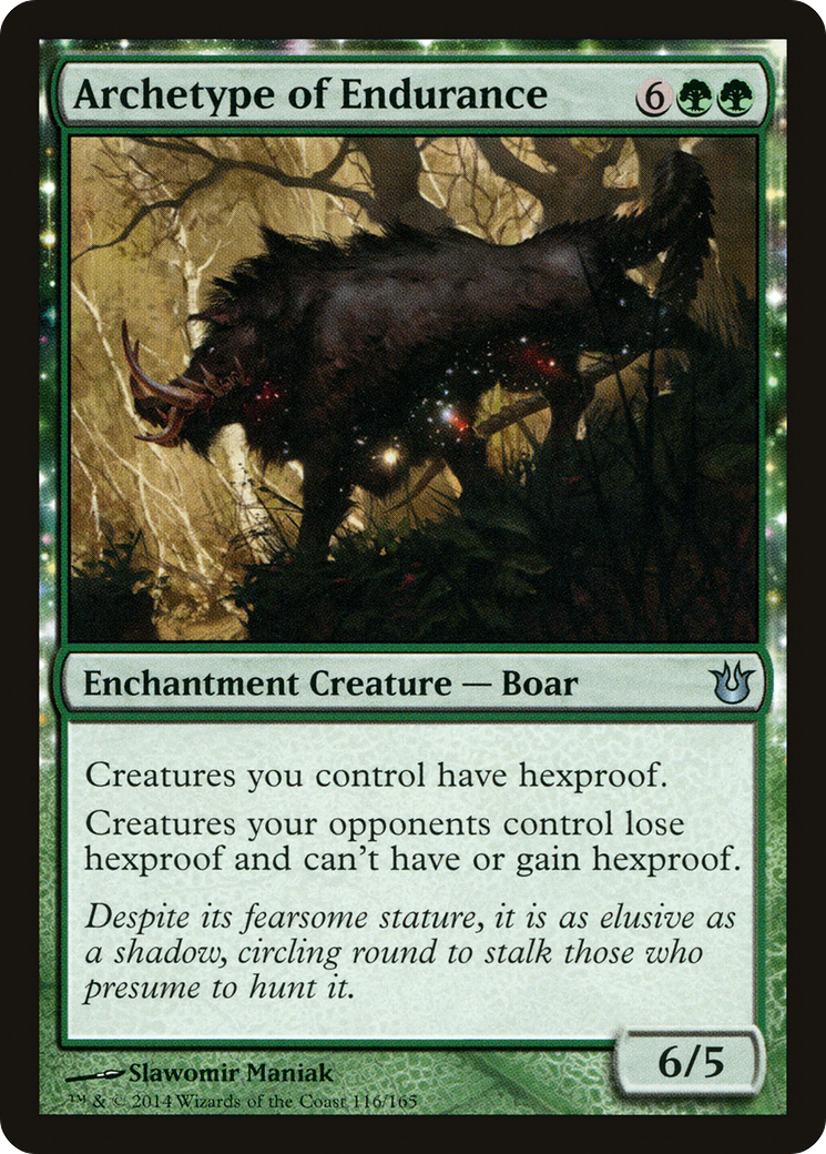 Archetype of Endurance (BNG-116)  Foil - Born of the Gods: (enchantment)