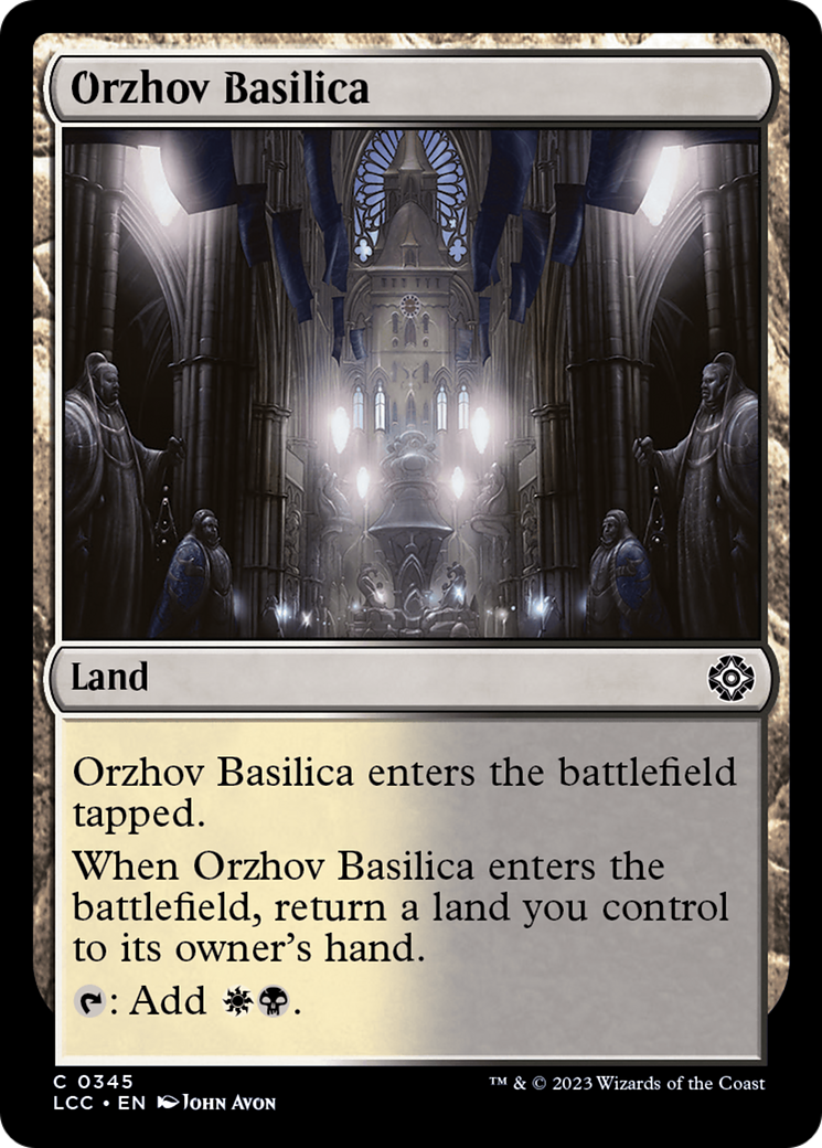 Orzhov Basilica (LCC-345)  - The Lost Caverns of Ixalan Commander