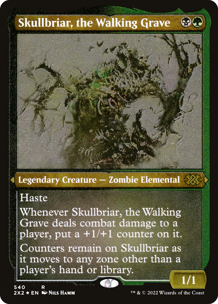 Skullbriar, the Walking Grave (Foil Etched) (2X2-540)  Foil - Double Masters 2022