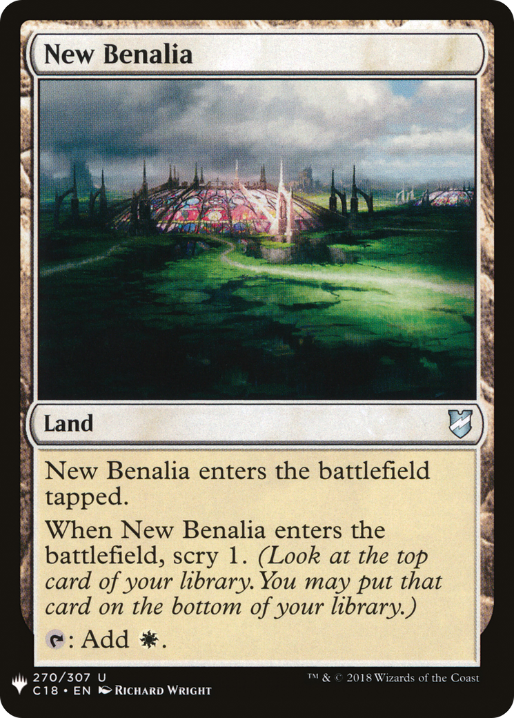 New Benalia (LIST-270)  - The List