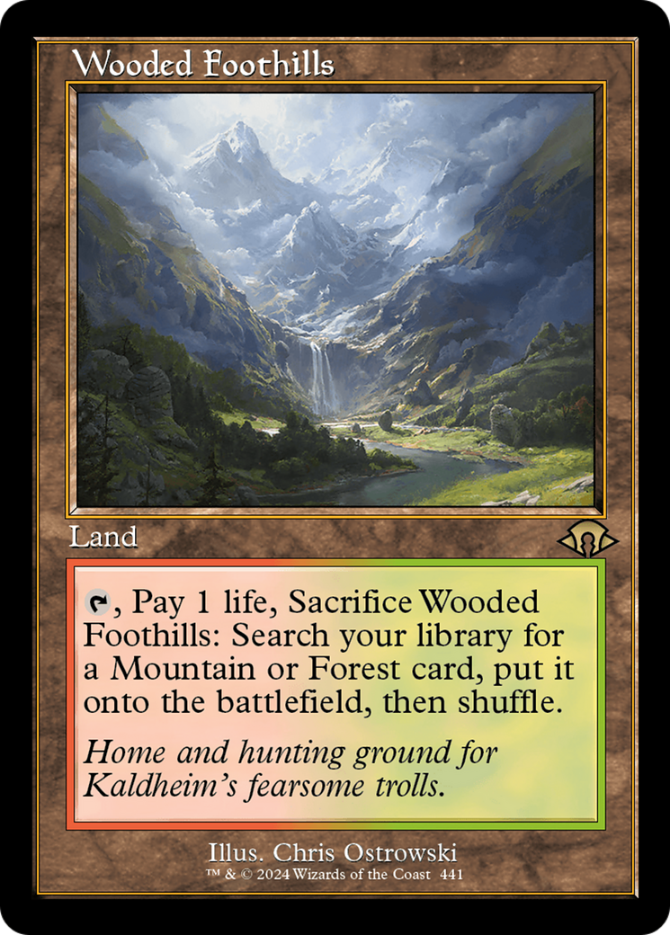 Wooded Foothills (Retro Frame) (MH3-441)  - Modern Horizons 3