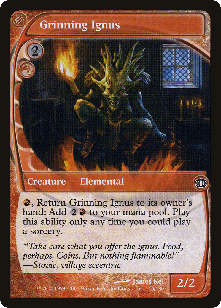 Grinning Ignus (FUT-116)  Foil - Future Sight