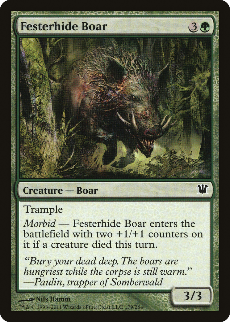 Festerhide Boar (ISD-179)  - Innistrad