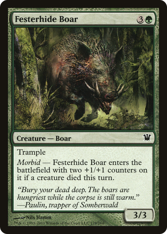 Festerhide Boar (ISD-179)  - Innistrad