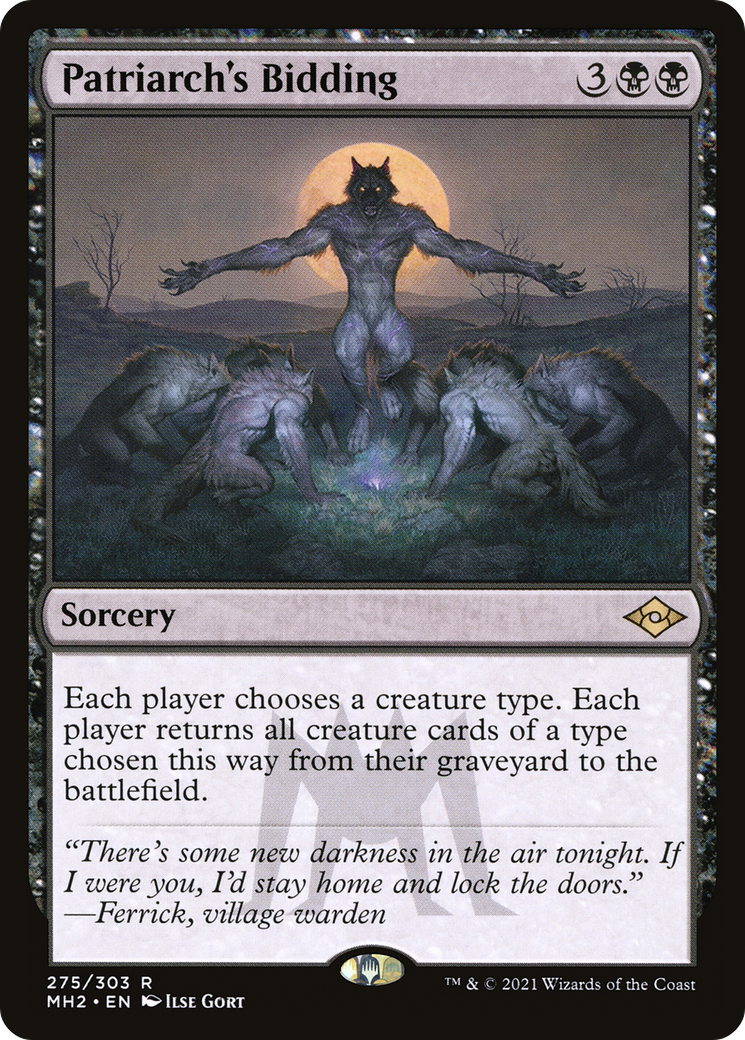 Patriarch's Bidding (MH2-275)  Foil - Modern Horizons 2