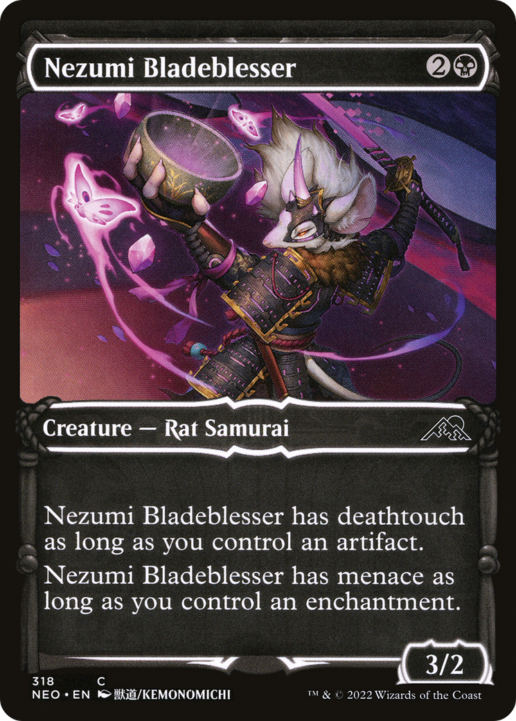 Nezumi Bladeblesser (Showcase) (NEO-318)  - Kamigawa: Neon Dynasty: (Showcase)