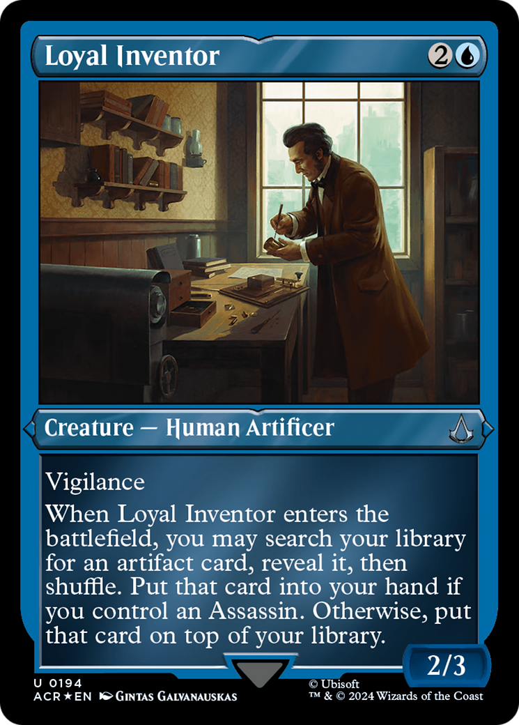 Loyal Inventor (ACR-194)  Etched Foil - Assassin's Creed