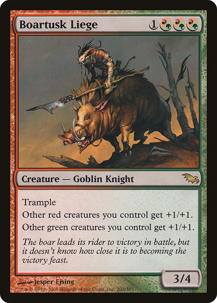 Boartusk Liege (SHM-202)  - Shadowmoor