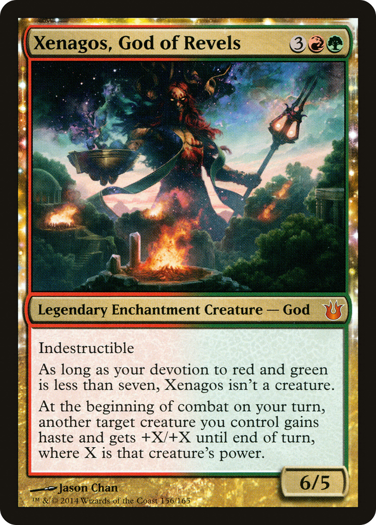 Xenagos, God of Revels (BNG-156)  - Born of the Gods: (enchantment)