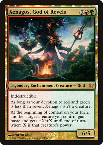 Xenagos, God of Revels (BNG-156)  Foil - Born of the Gods: (enchantment)