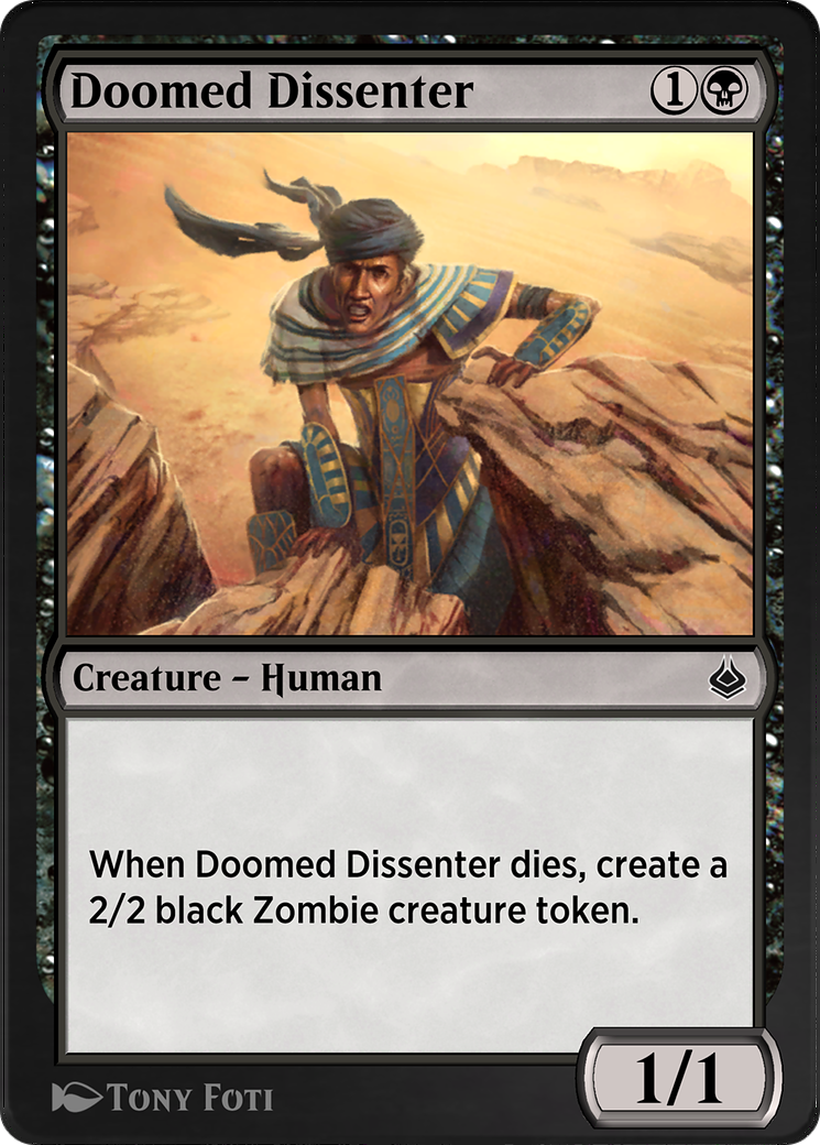 Doomed Dissenter (AKR-101)  - Amonkhet Remastered