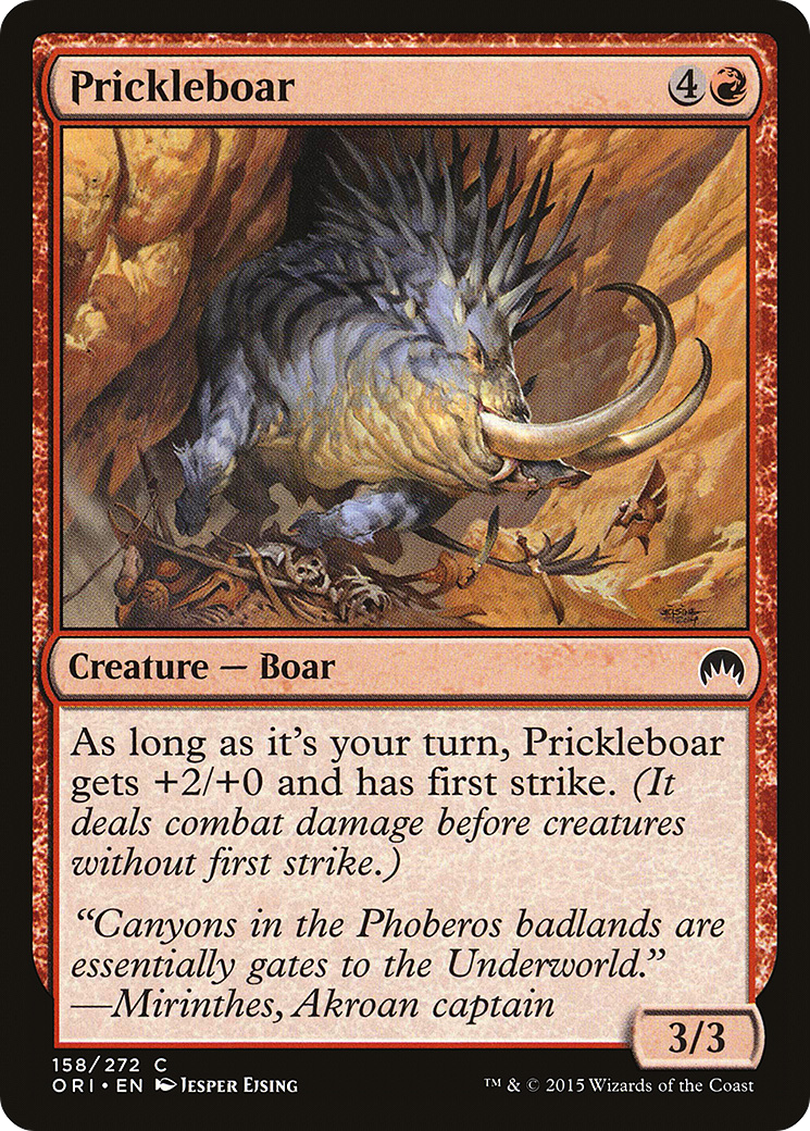 Prickleboar (ORI-158)  Foil - Magic Origins