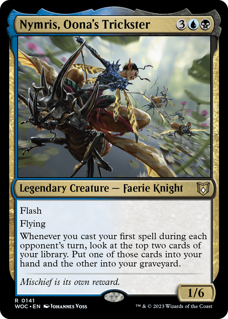 Nymris, Oona's Trickster (WOC-141)  - Wilds of Eldraine Commander