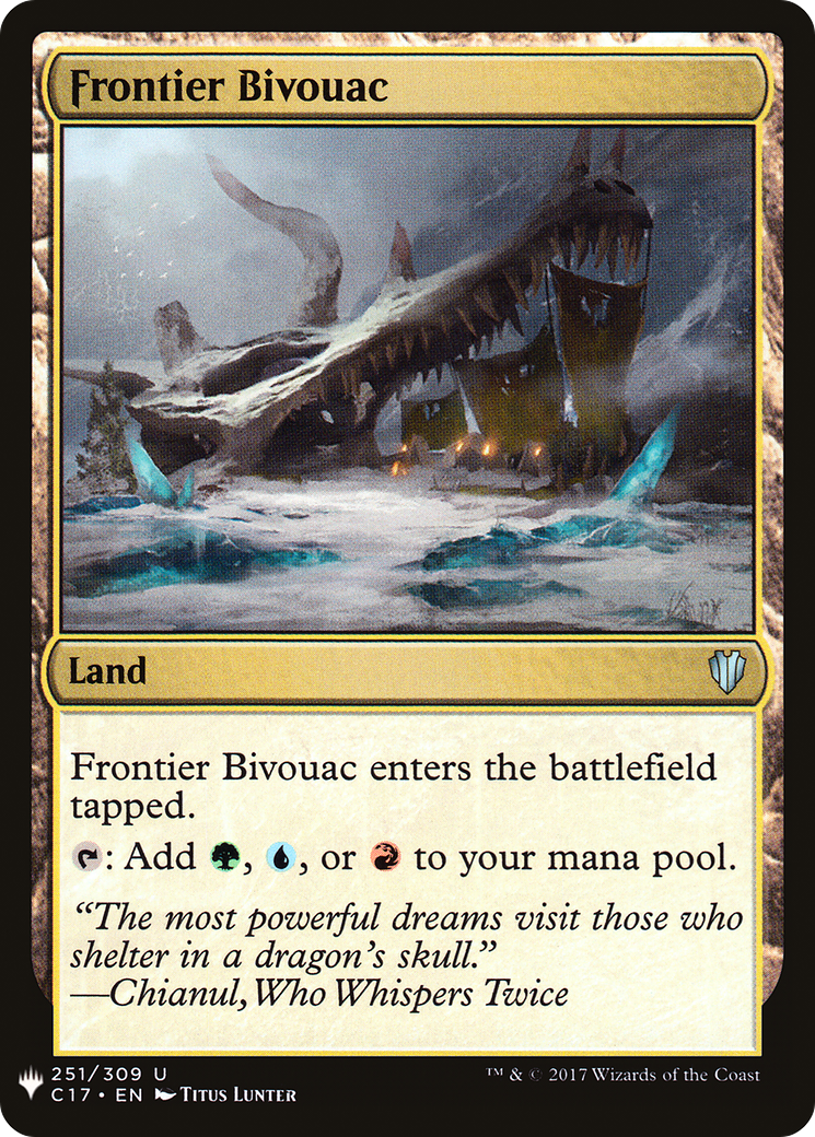 Frontier Bivouac (C17) (LIST-C17-251)  - The List
