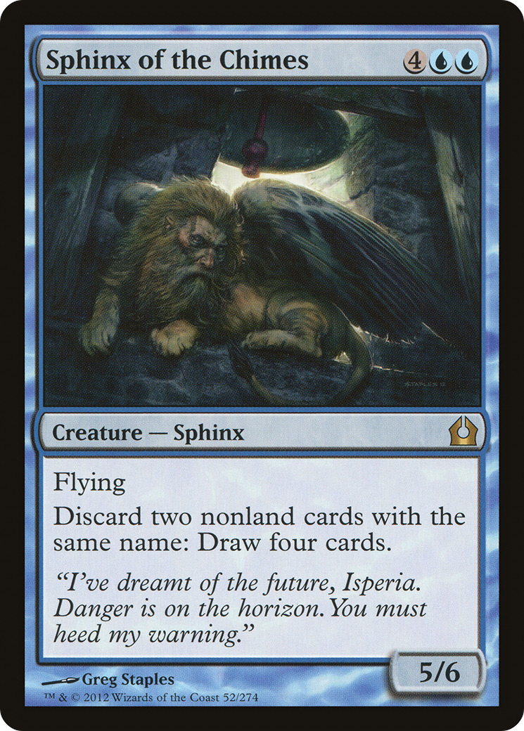 Sphinx of the Chimes (RTR-052)  Foil - Return to Ravnica