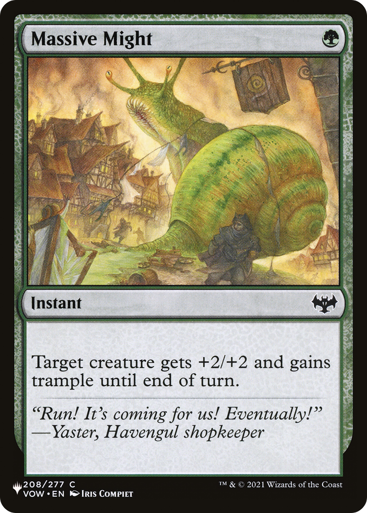 Massive Might (LIST-VOW-208)  - The List