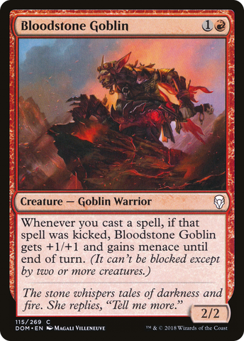Bloodstone Goblin (DOM-115)  - Dominaria