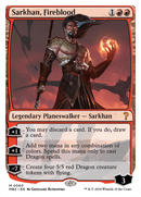 Sarkhan, Fireblood (White Border) (MB2-060)  - Mystery Booster 2