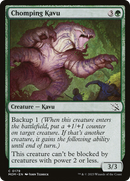 Chomping Kavu (MOM-179)  Foil - March of the Machine